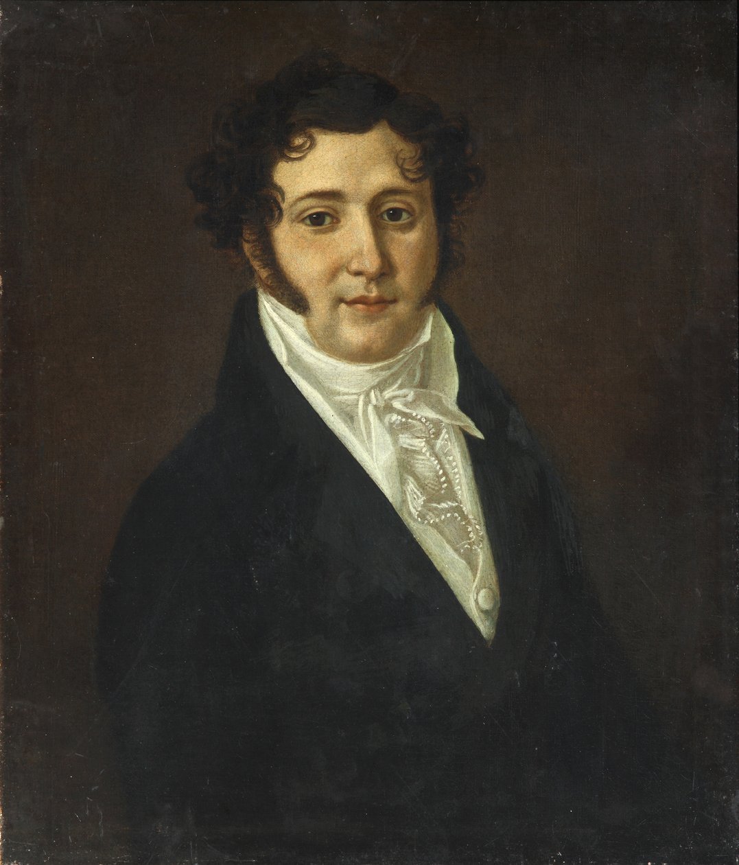 Portret van Yuri Petrovich Lermontov 1787-1831, eerste kwart van de 19e eeuw door Unbekannt