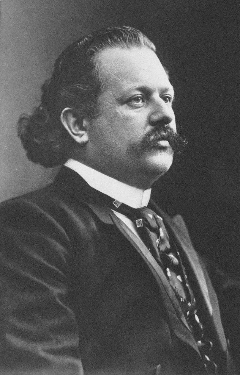 Portret van pianist en componist Alfred Reisenauer door Unbekannt