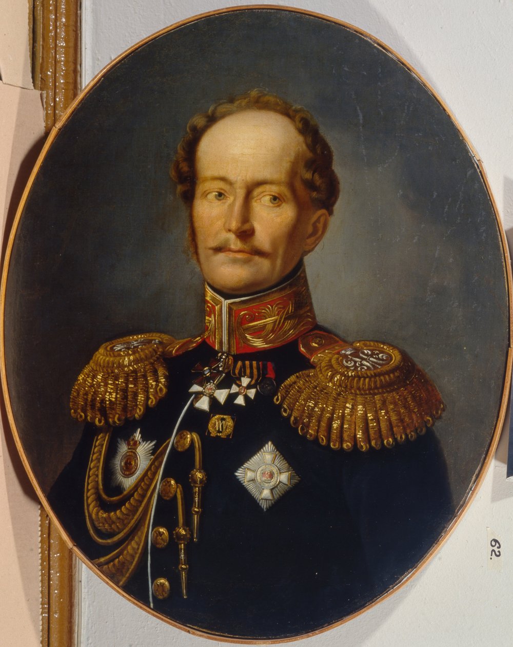 Portret van de Adjudant-Generaal Karl Karlovich Merder 1787-1834 door Unbekannt