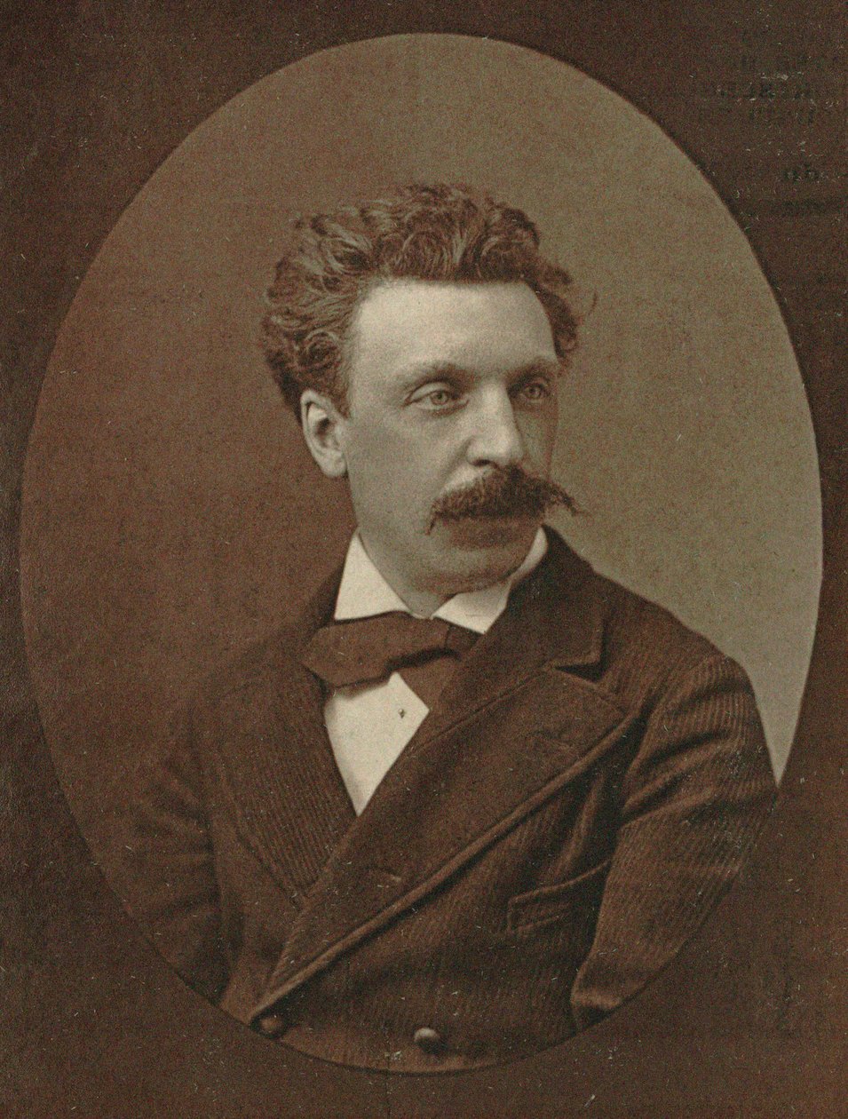 Portret van de componist Victorin de Joncières, 1839-1903 door Unbekannt