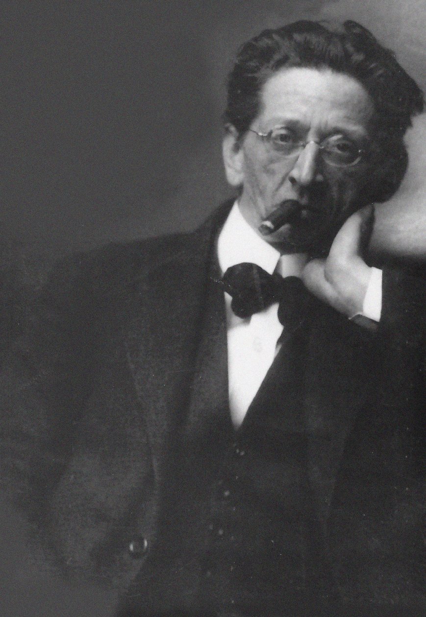 Portret van de componist Alexander von Zemlinsky 1871-1942 door Unbekannt