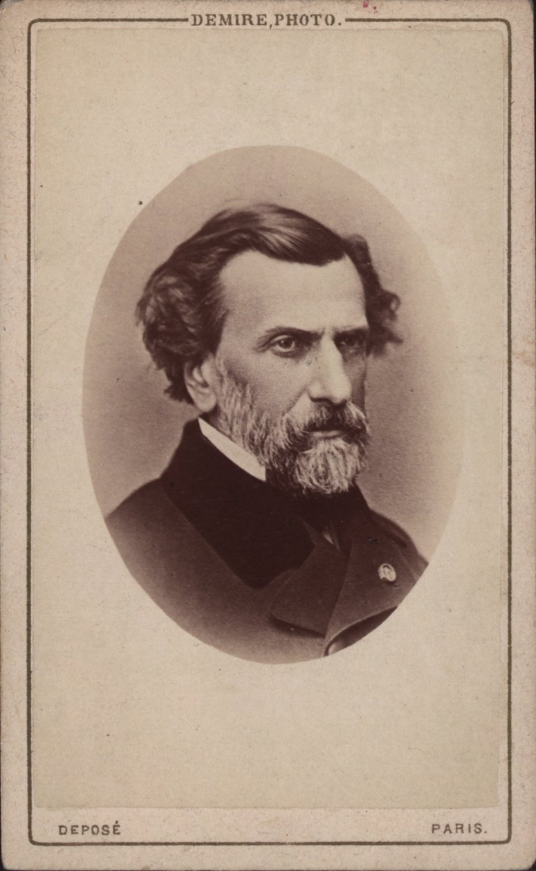 Portret van de componist Ambroise Thomas 1811-1896, 1860s door Unbekannt