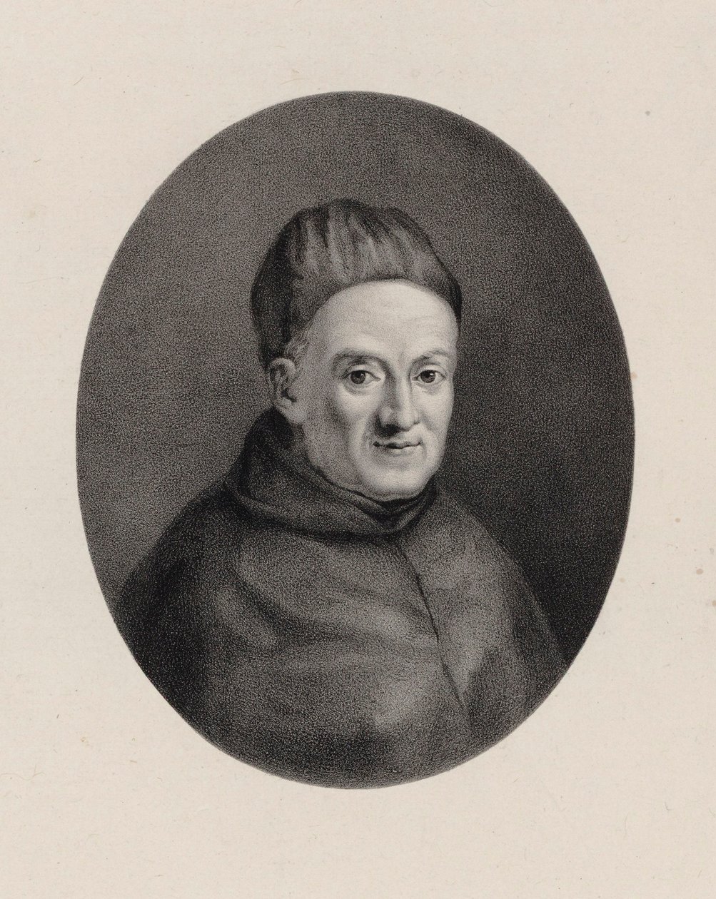 Portret van de componist Giovanni Battista Martini door Unbekannt