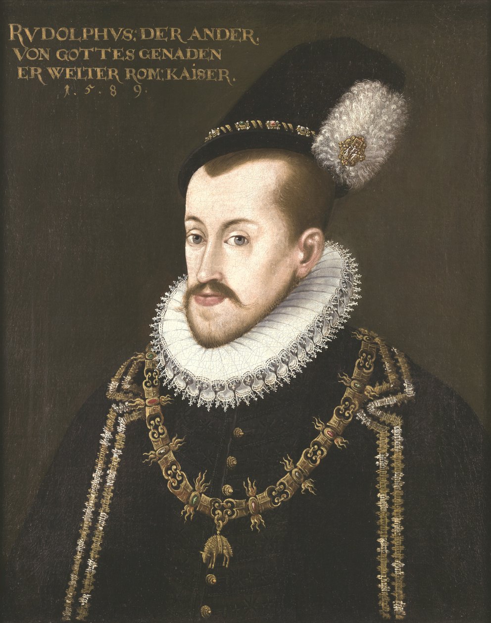 Portret van Keizer Rudolf II door Unbekannt