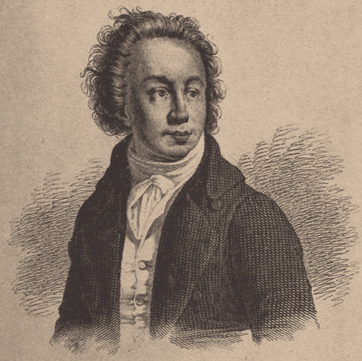 Portret van de dichter Ivan S. Barkov 1732-1768, 19e eeuw door Unbekannt