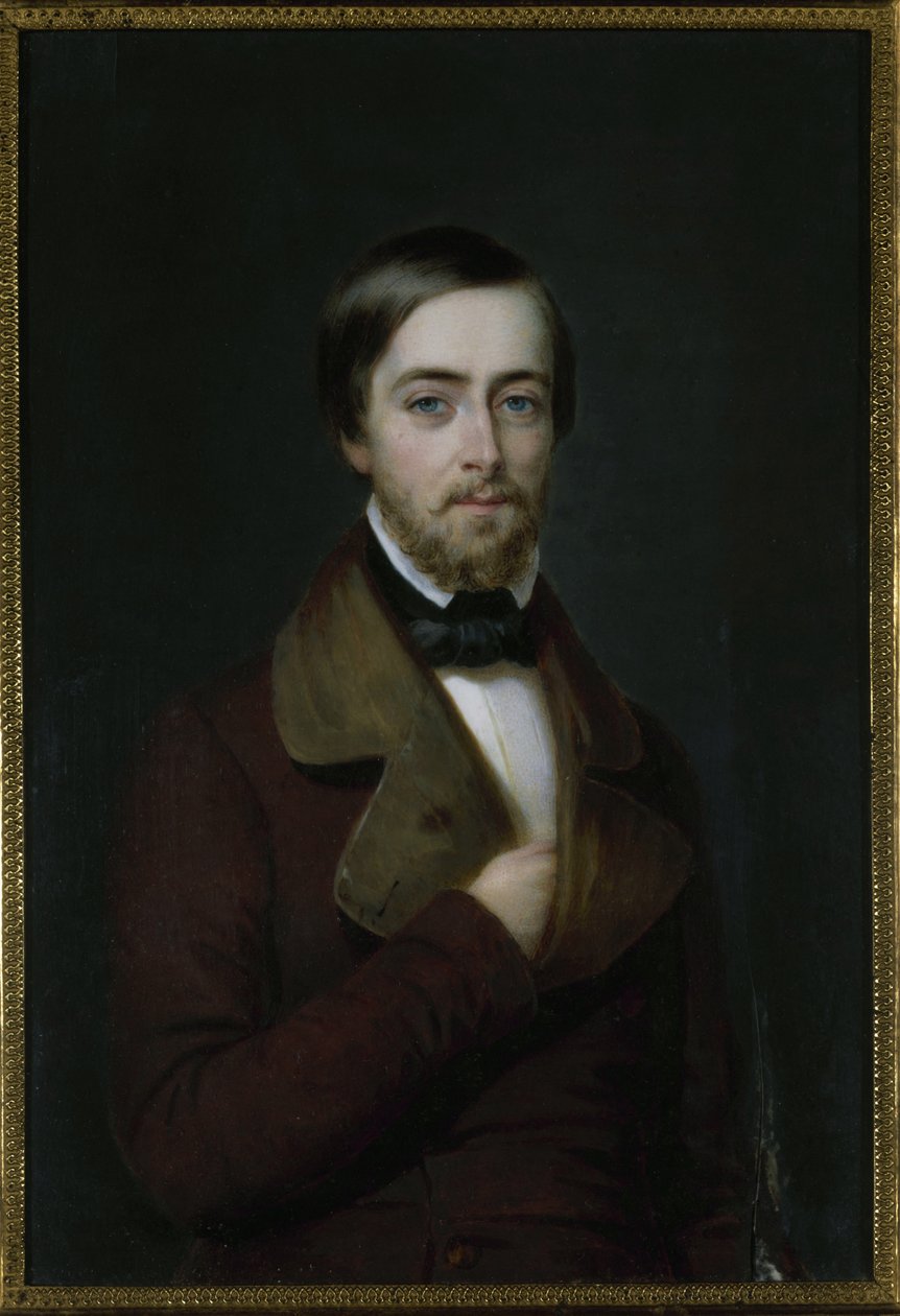 Portret van de dichter Joseph Méry door Unbekannt