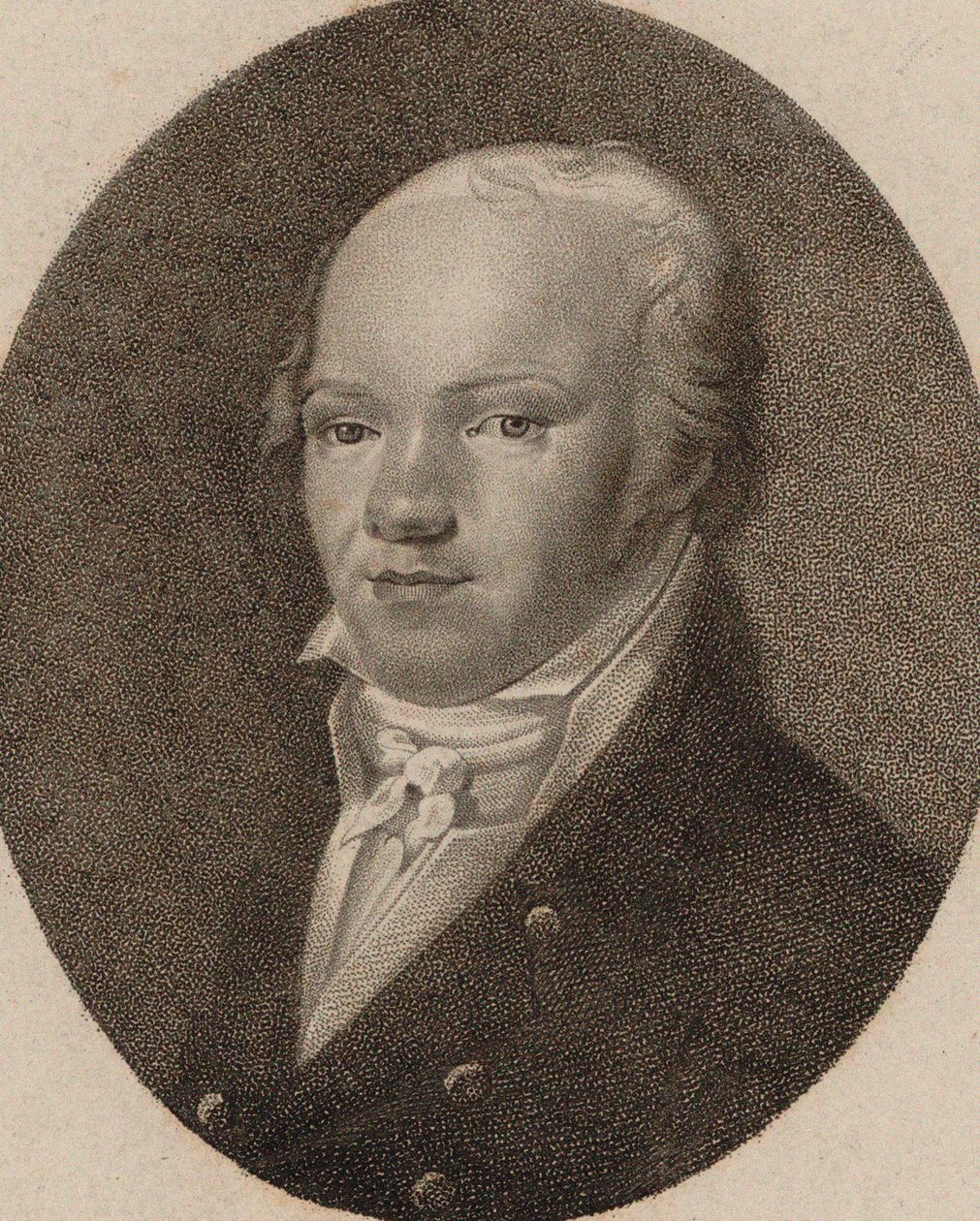 Portret van de violist en componist Andreas Romberg 1767-1821, ca. 1800 door Unbekannt