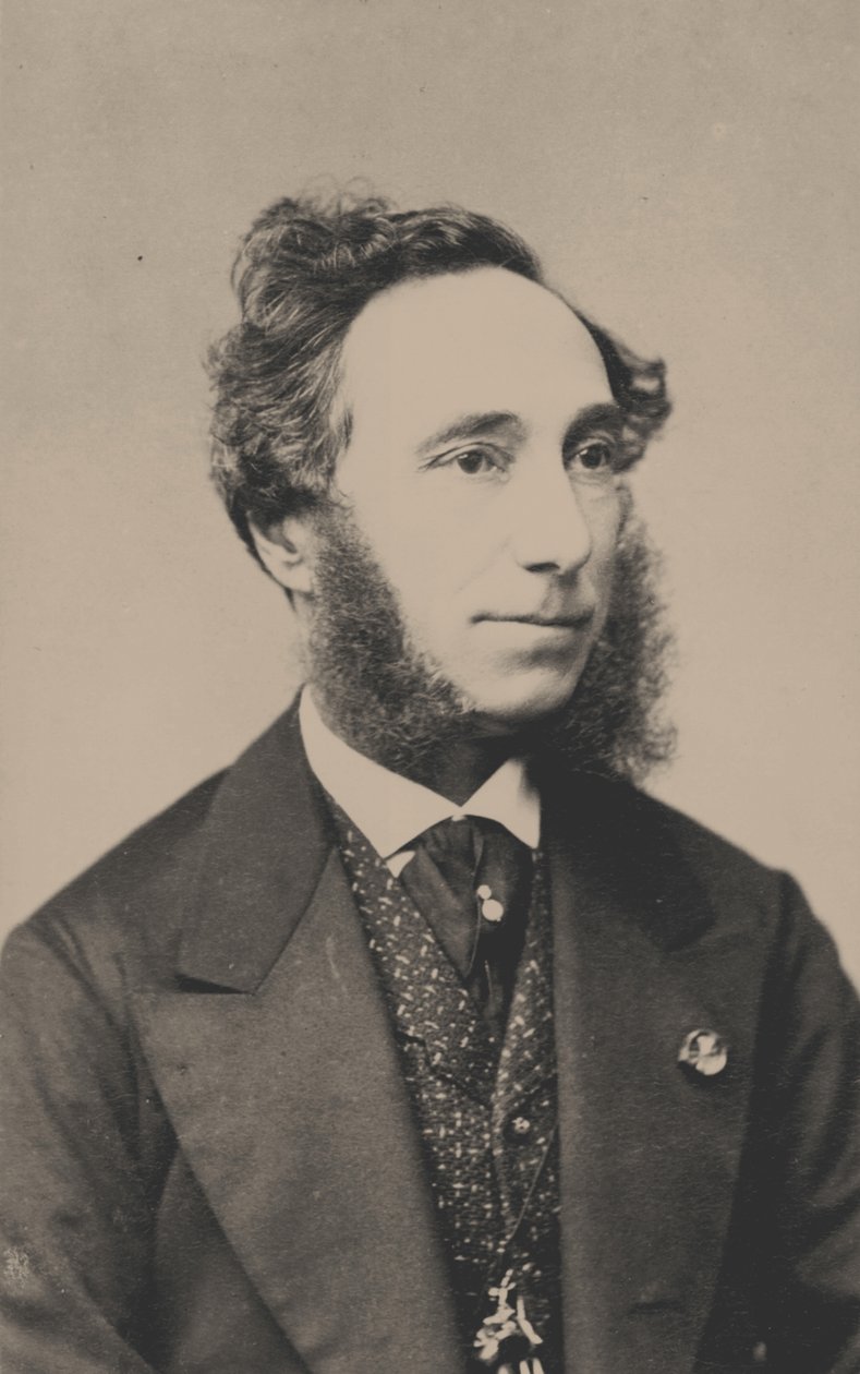 Portret van de violist en componist Camillo Sivori 1815-1894, ca 1865 door Unbekannt