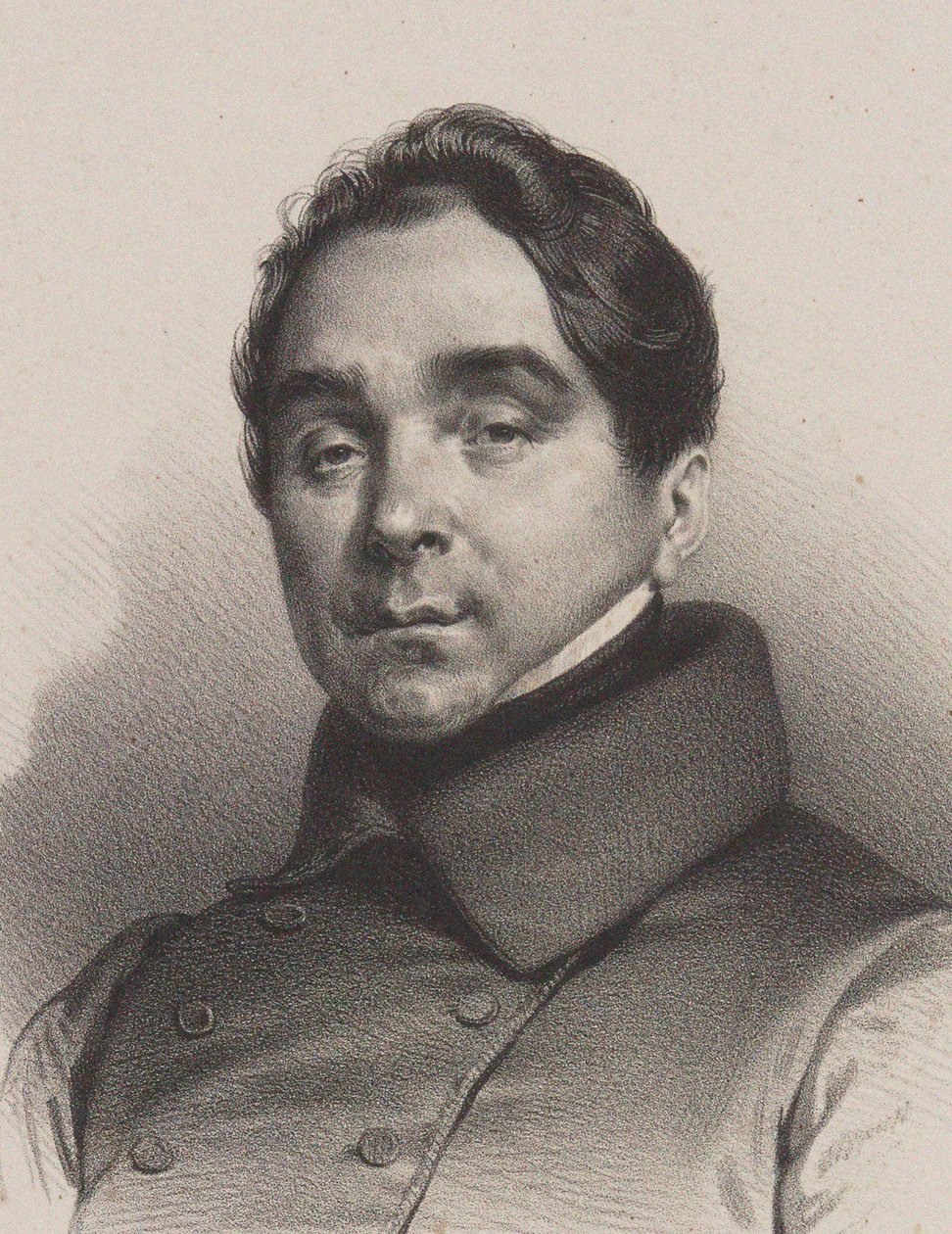 Portret van de violist en componist Philippe Musard door Unbekannt