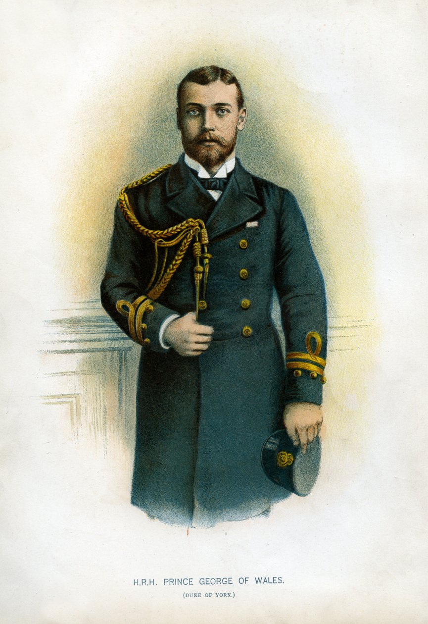 Prins George van Wales, Hertog van York, 1890-1893 door Unbekannt