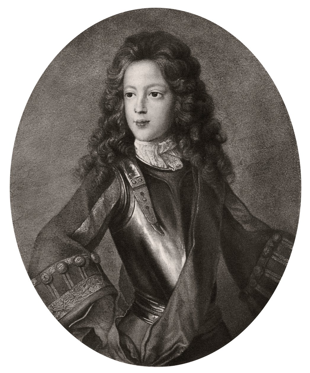 Prins James Francis Edward Stuart, de Oude Pretendent, ca. 1700 1906 door Unbekannt
