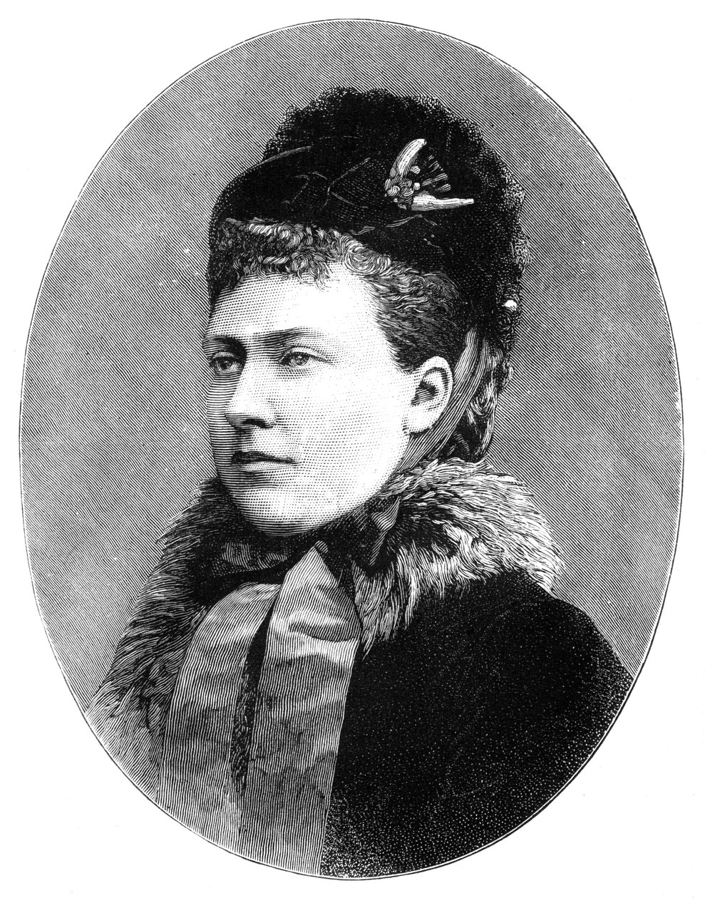 Prinses Helena 1846-1923 door Unbekannt