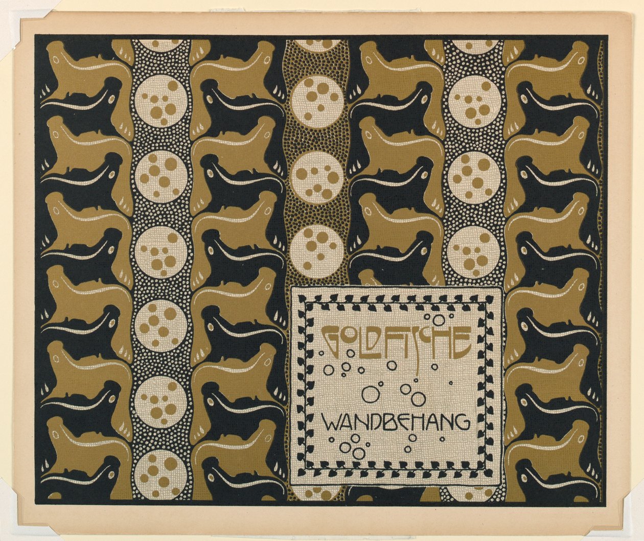 Print, Goldfische Wandbehang door Unbekannt