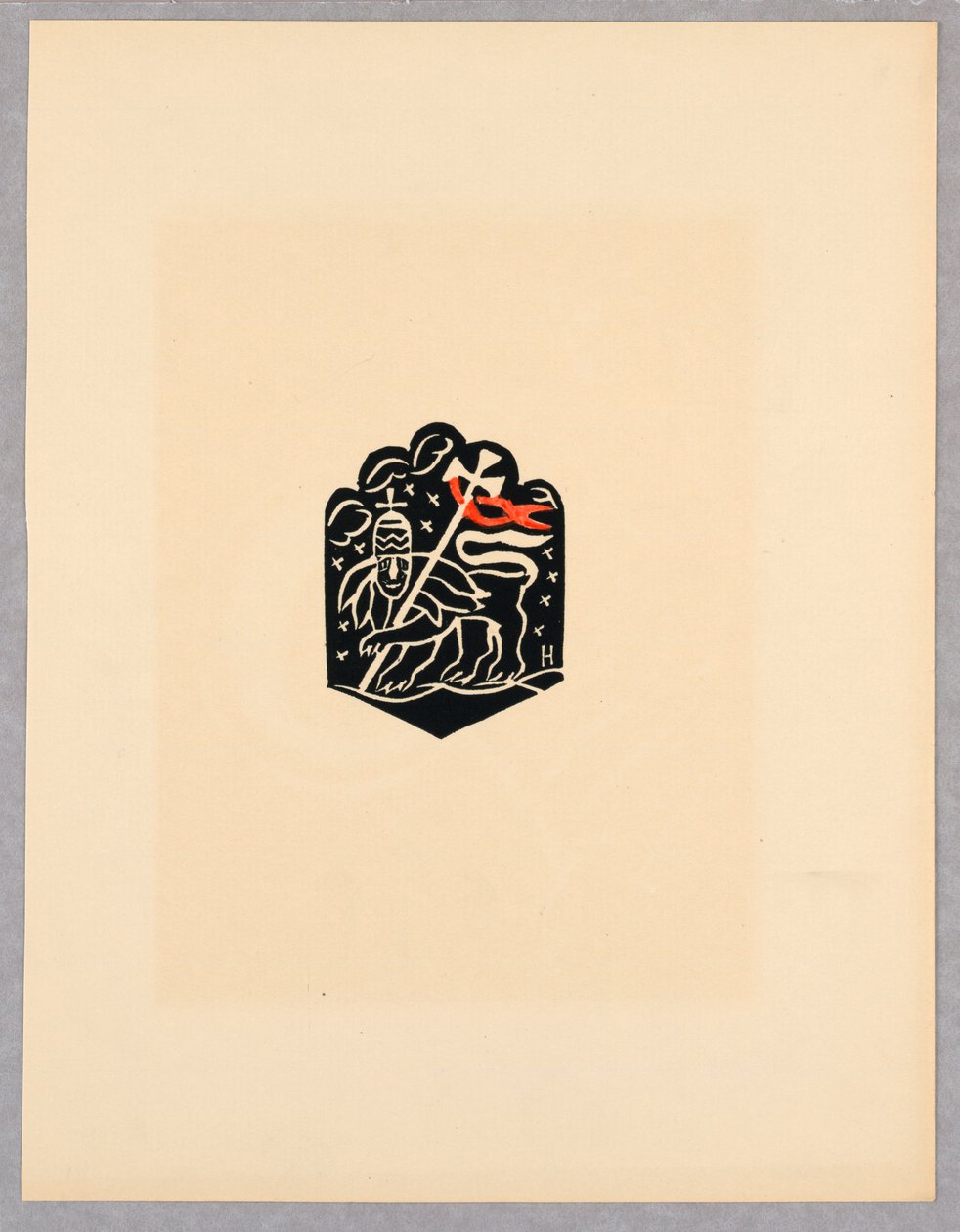 Print, Vignet, Plaat X, Ethiopië, cili Christos, Madonna en Heiligen, zoals ik ze zag in illuminaties van oude Ethiopische codices Portfolio, 1920 door Unbekannt