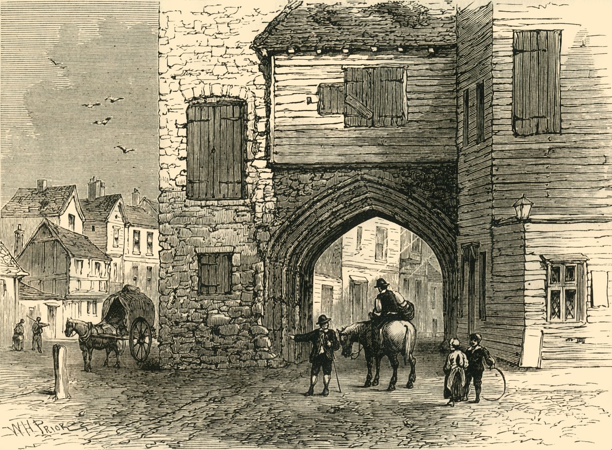 Priorij van St. Mary Overy, 1700, c1878 door Unbekannt