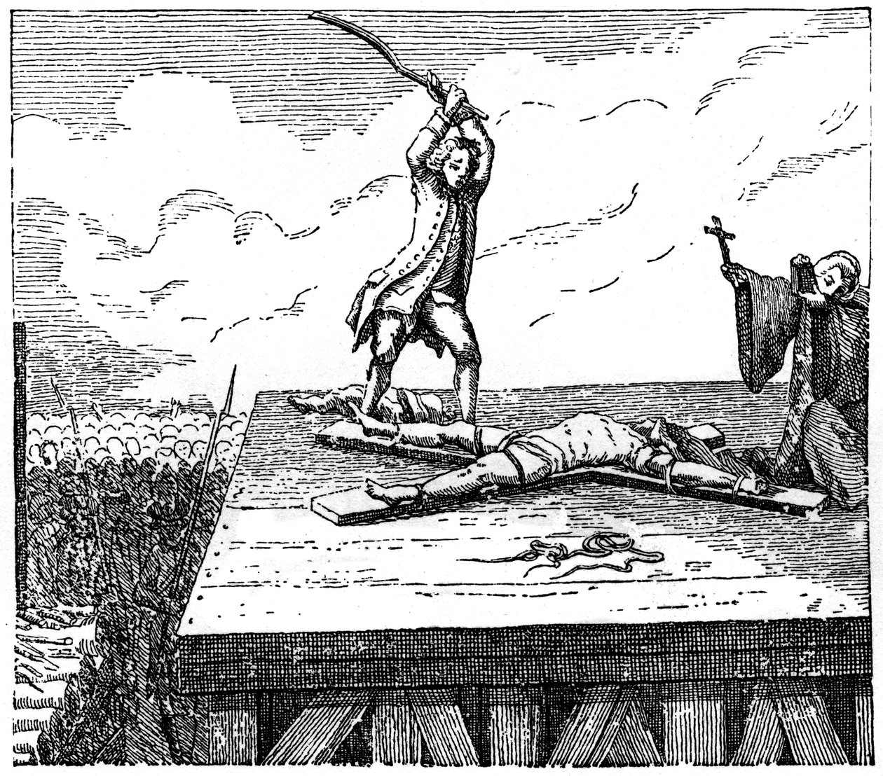 Gevangene ontvangt marteling, 1885 door Unbekannt