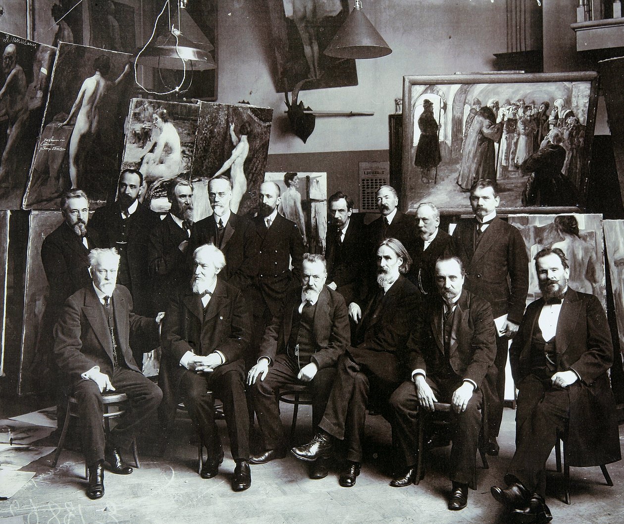 Professoren van de Russische Academie van Kunsten, 1913 door Unbekannt