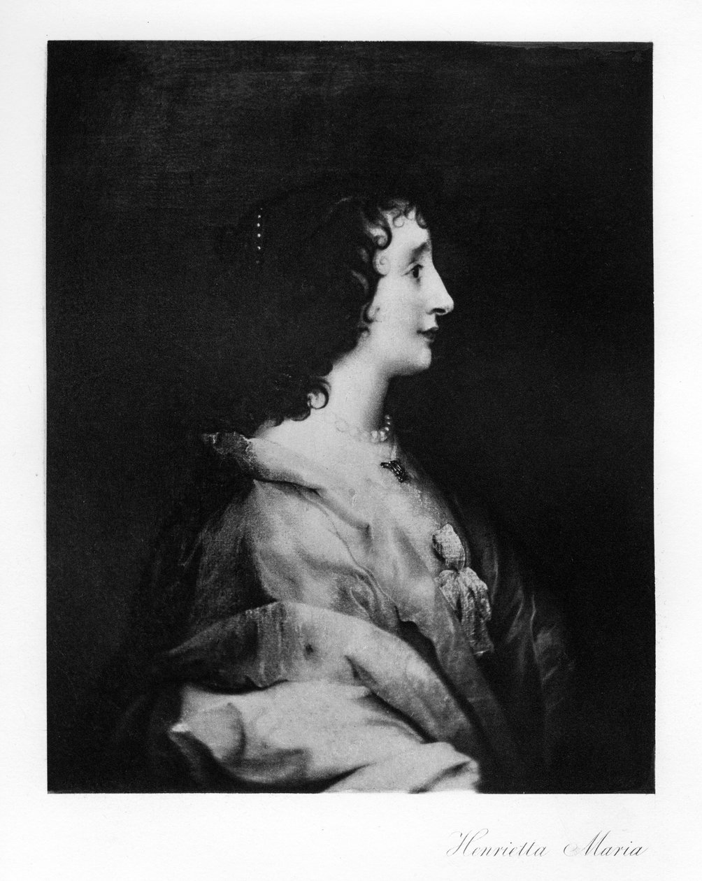 Koningin Henrietta Maria, koningin-gemalin van Engeland, Schotland en Ierland, 1907 door Unbekannt