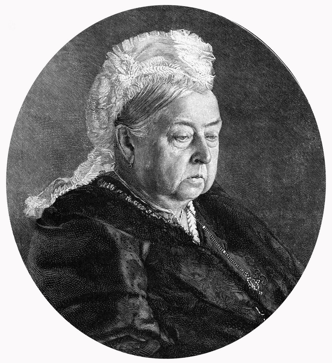 Koningin Victoria, 1900 door Unbekannt