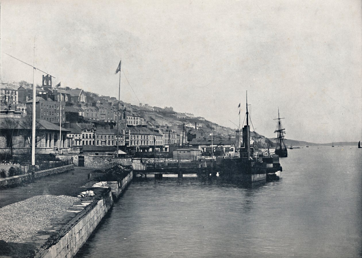 Queenstown - Uitzicht Langs de Kust, 1895 door Unbekannt
