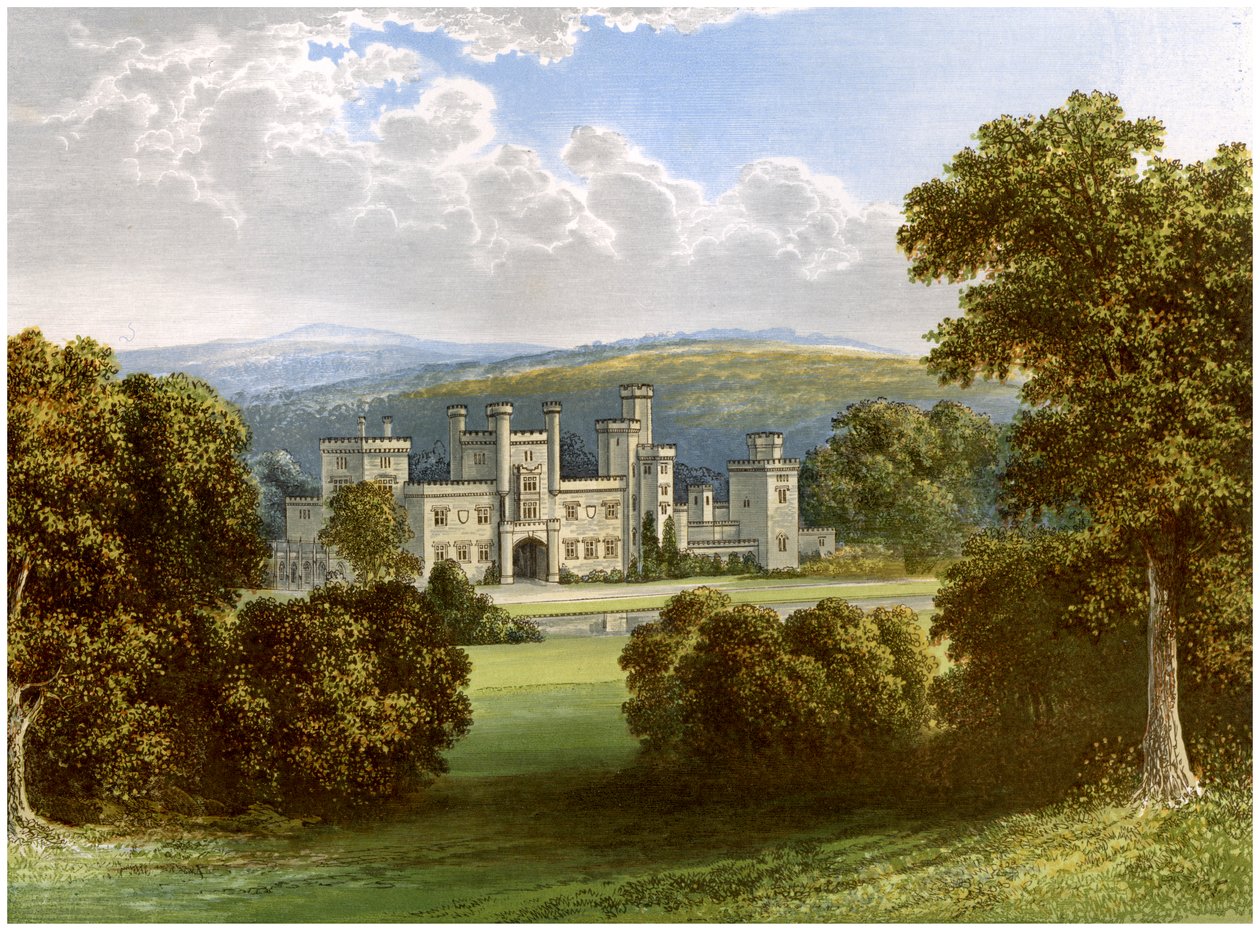 Kasteel Ravensworth, County Durham, huis van de Graaf van Ravensworth, c1880 door Unbekannt