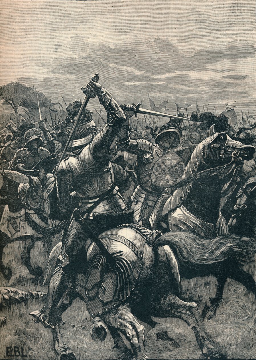Richard III bij de Slag bij Bosworth, 1485 1905 door Unbekannt