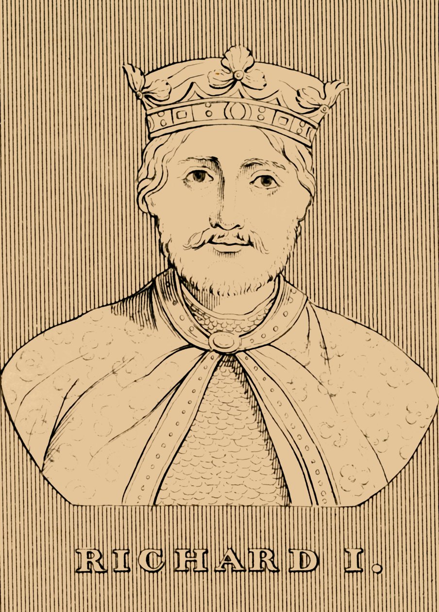 Richard I, 1157-1199, 1830 door Unbekannt