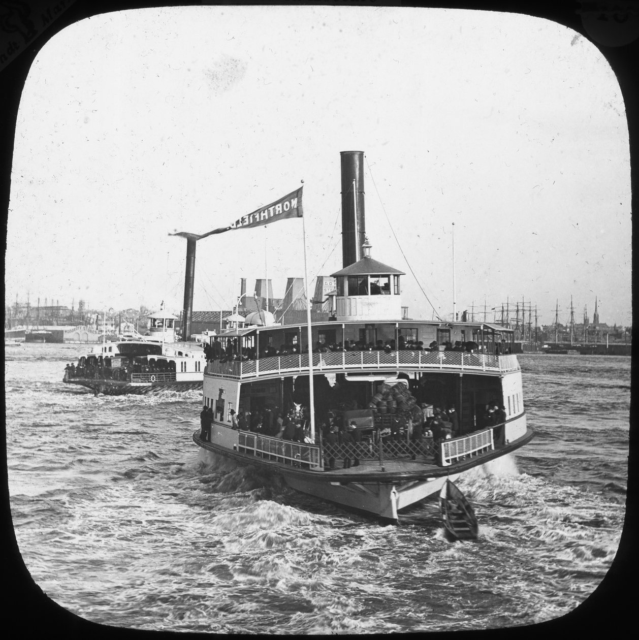 Rivierstoomboot, VS, eind 19e of begin 20e eeuw door Unbekannt
