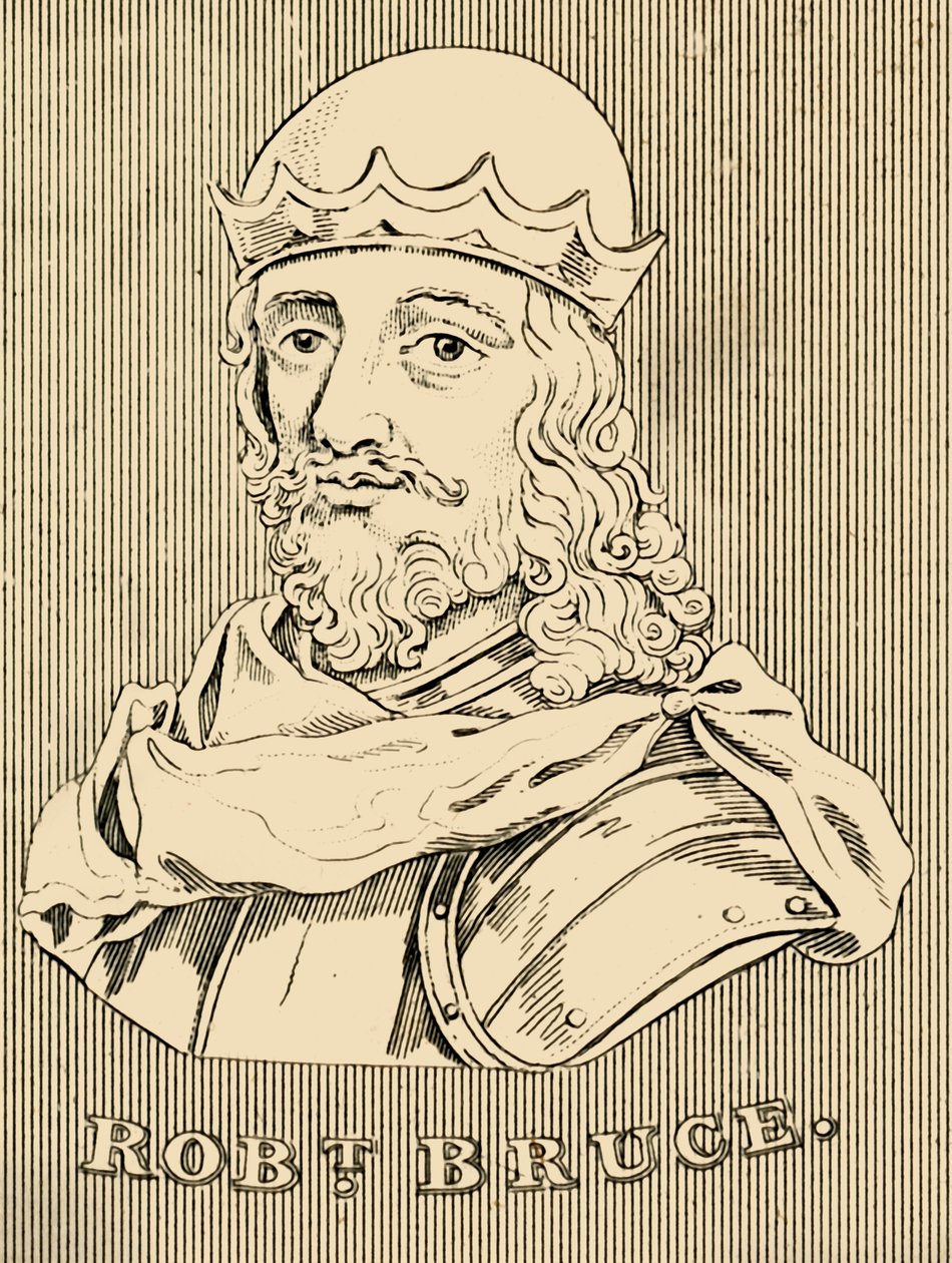Robert Bruce, 1274-1329 door Unbekannt