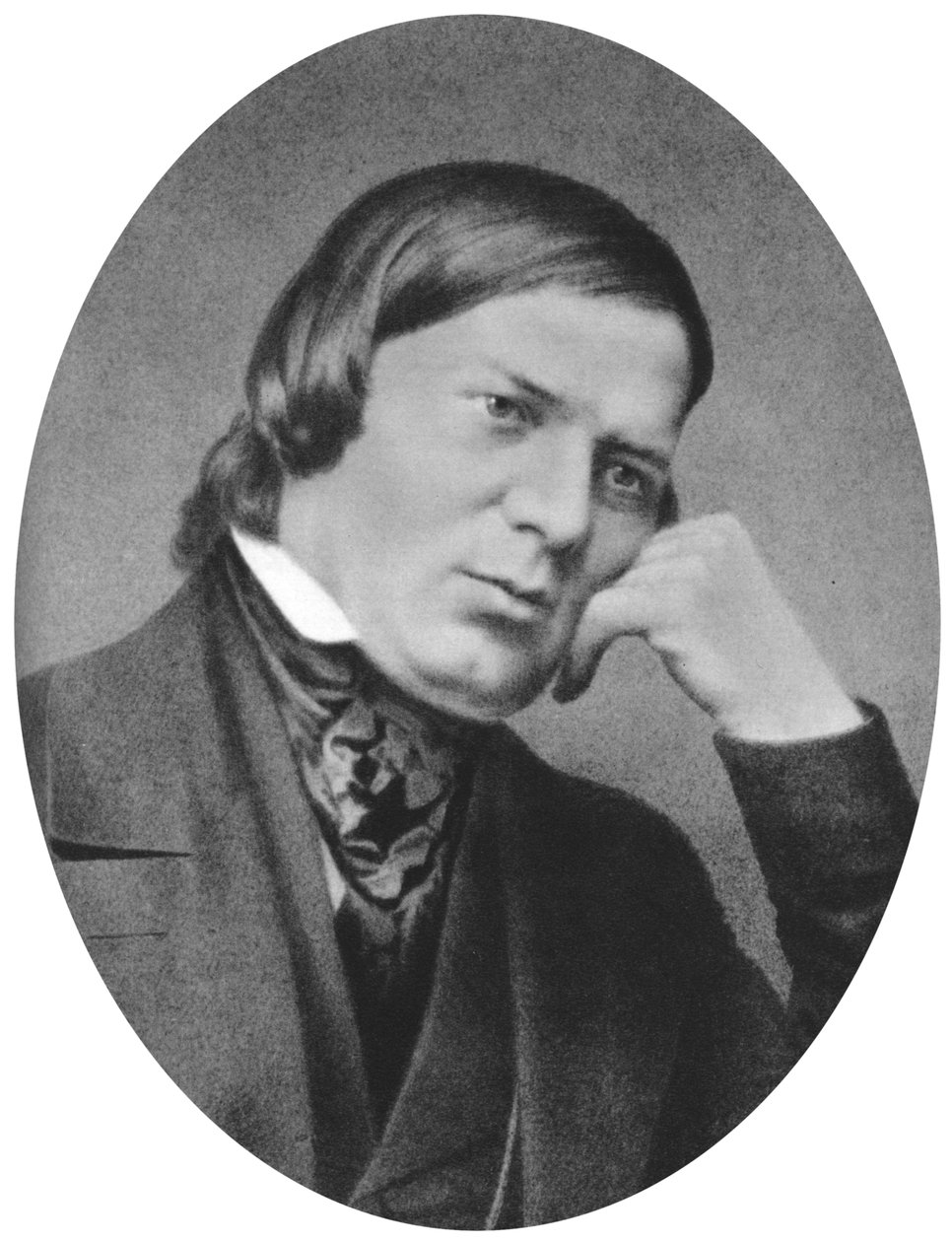Robert Schumann 1810-1856 was een Duitse componist, estheet en invloedrijke muziekcriticus door Unbekannt