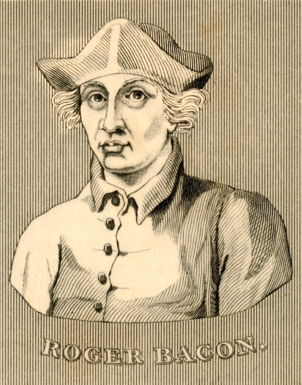 Roger Bacon, 1219-1292, 1830 door Unbekannt