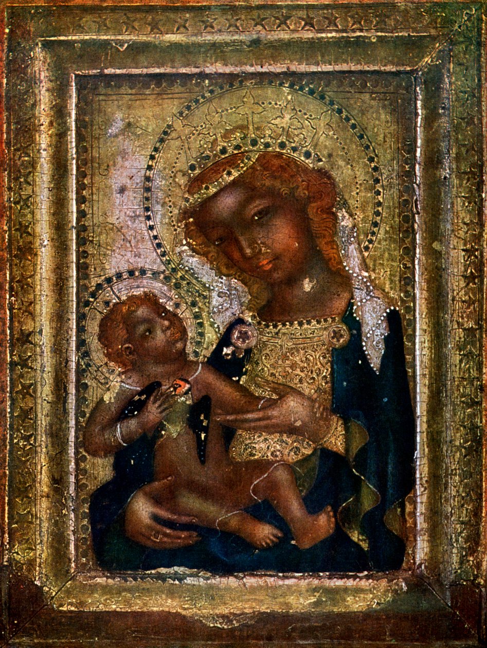 Rome Madonna, ca. 1360 1955 door Unbekannt