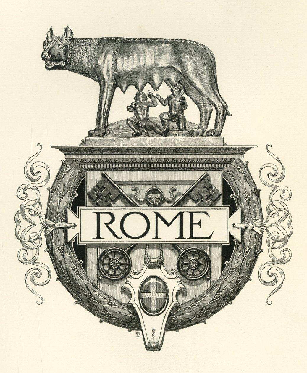 Rome, eind 19e-begin 20e eeuw door Unbekannt