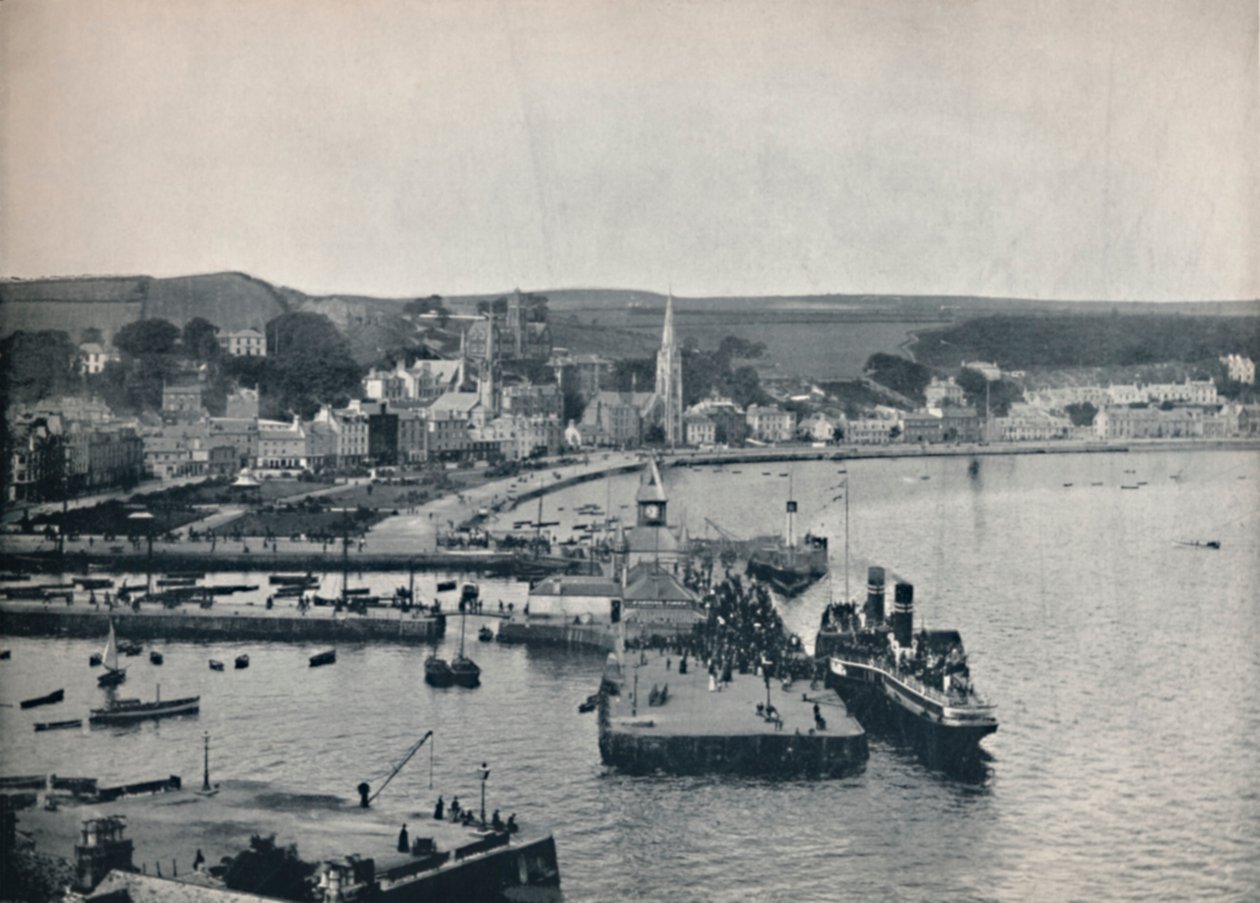 Rothesay - De Aanlegsteiger en Esplanade door Unbekannt