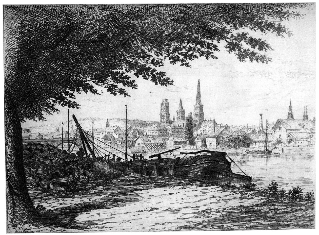 Rouen Prise du Cours-la-Reine, ca. 1865-1905, 1924 door Unbekannt