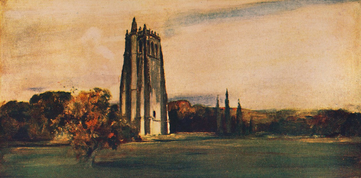 Ruïnes van de abdij van Bec, Normandië, 1912 door Unbekannt