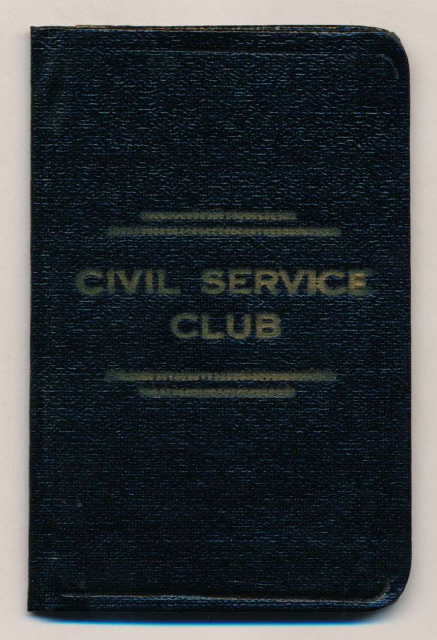 Regels van de Civil Service Club, ca. 1953 door Unbekannt