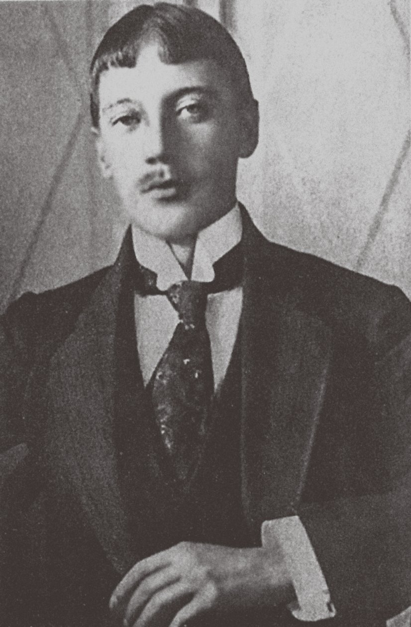 Russische dichter Nikolay Gumilyov 1886-1921 door Unbekannt