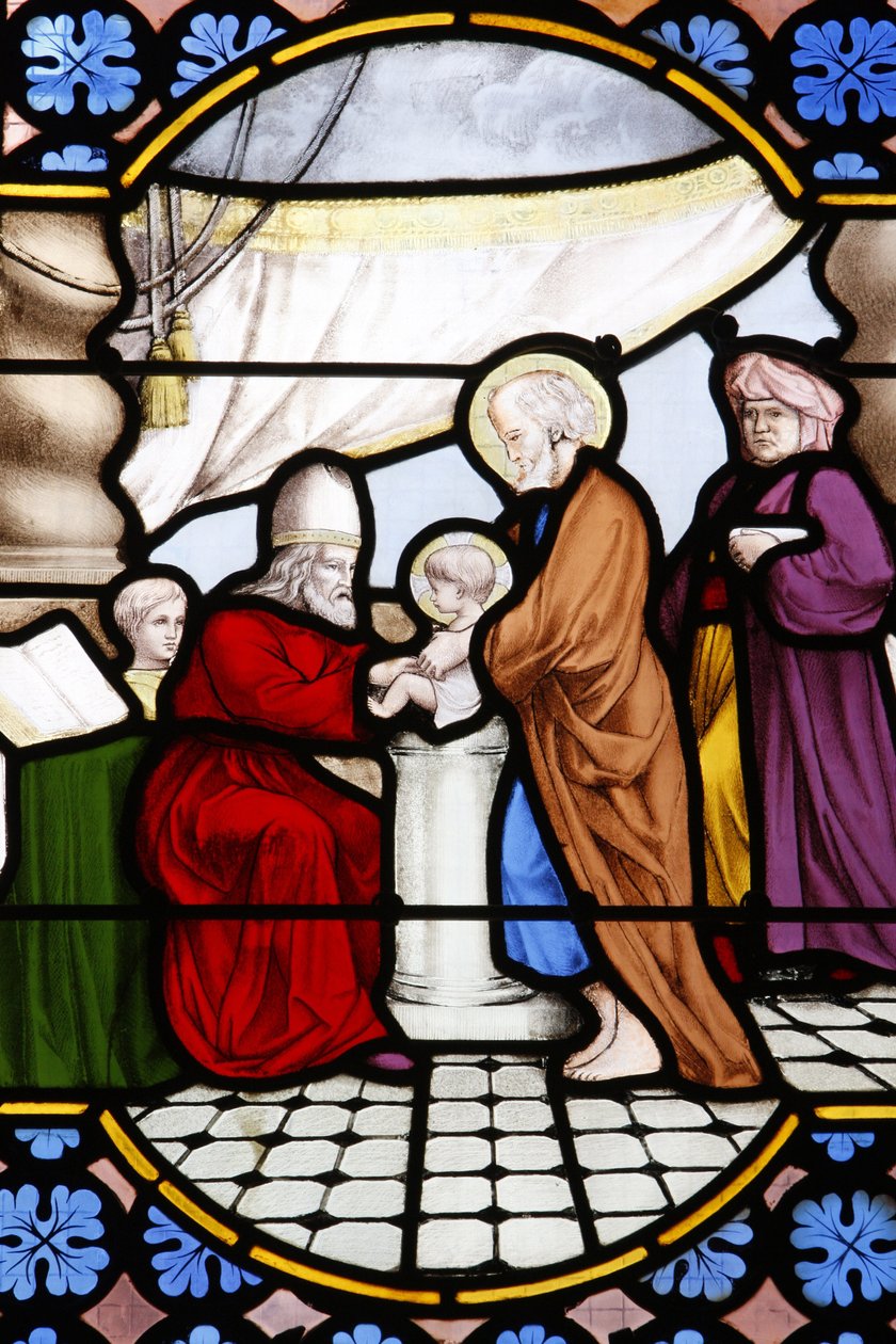 Saint-Corentin kathedraal, Quimper glas-in-lood: Jezus