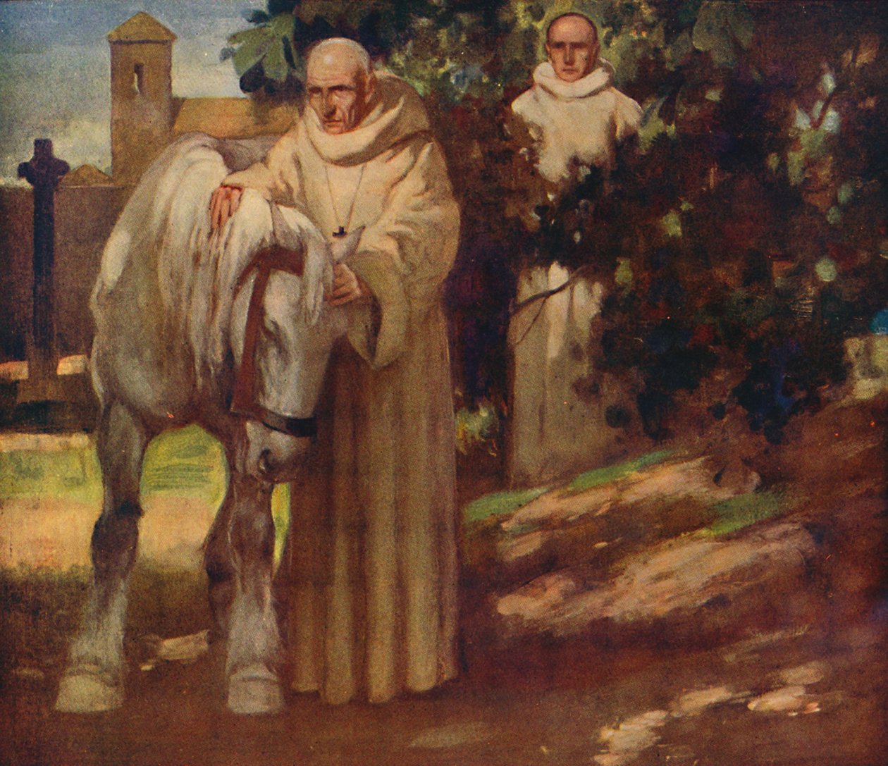 Sint Columba en het Witte Paard, 1912 door Unbekannt