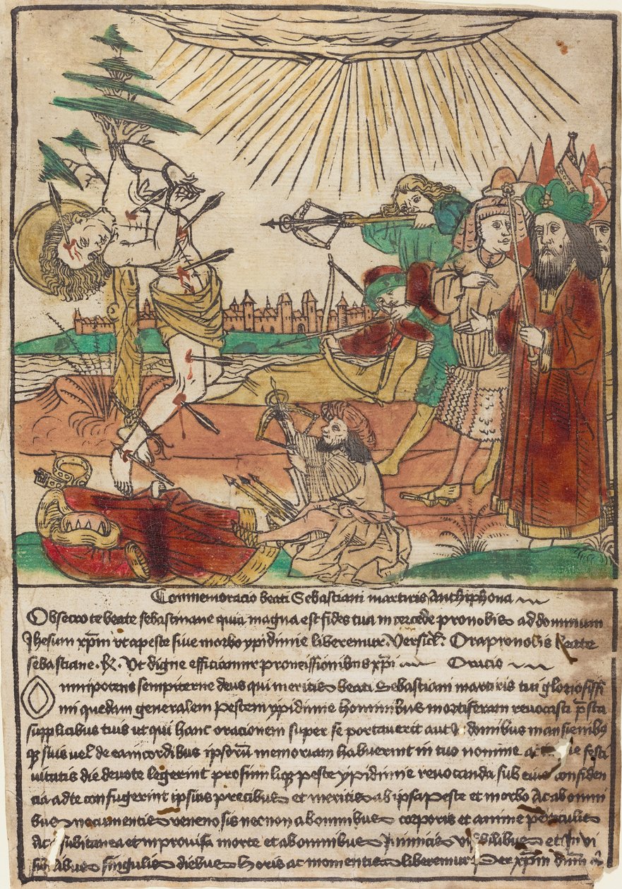 Heilige Sebastiaan door Unbekannt