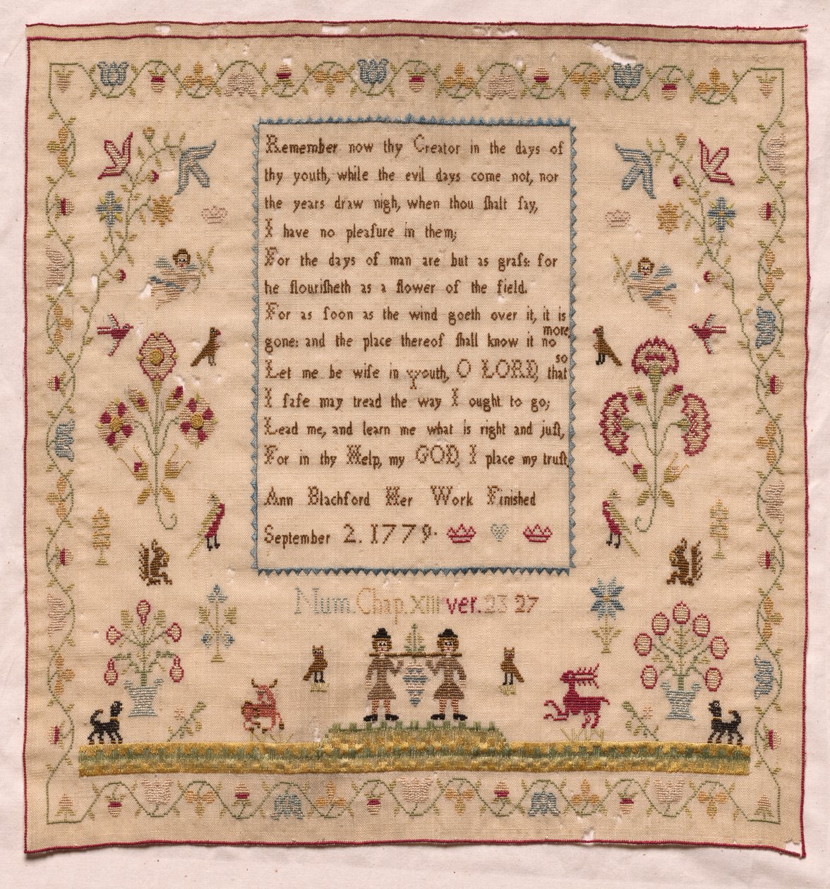Merklap, 1779 door Unbekannt