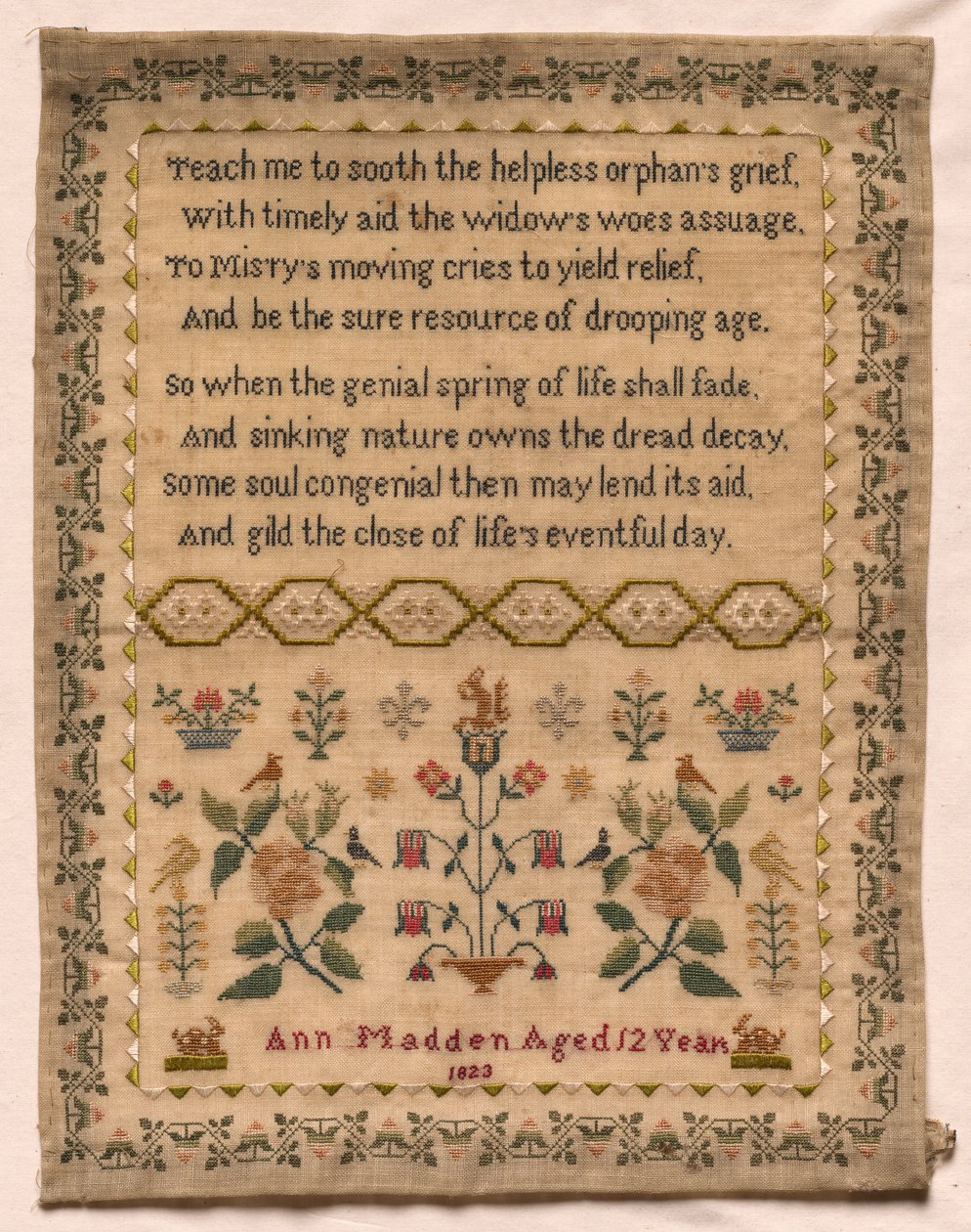 Merklap, 1823 door Unbekannt