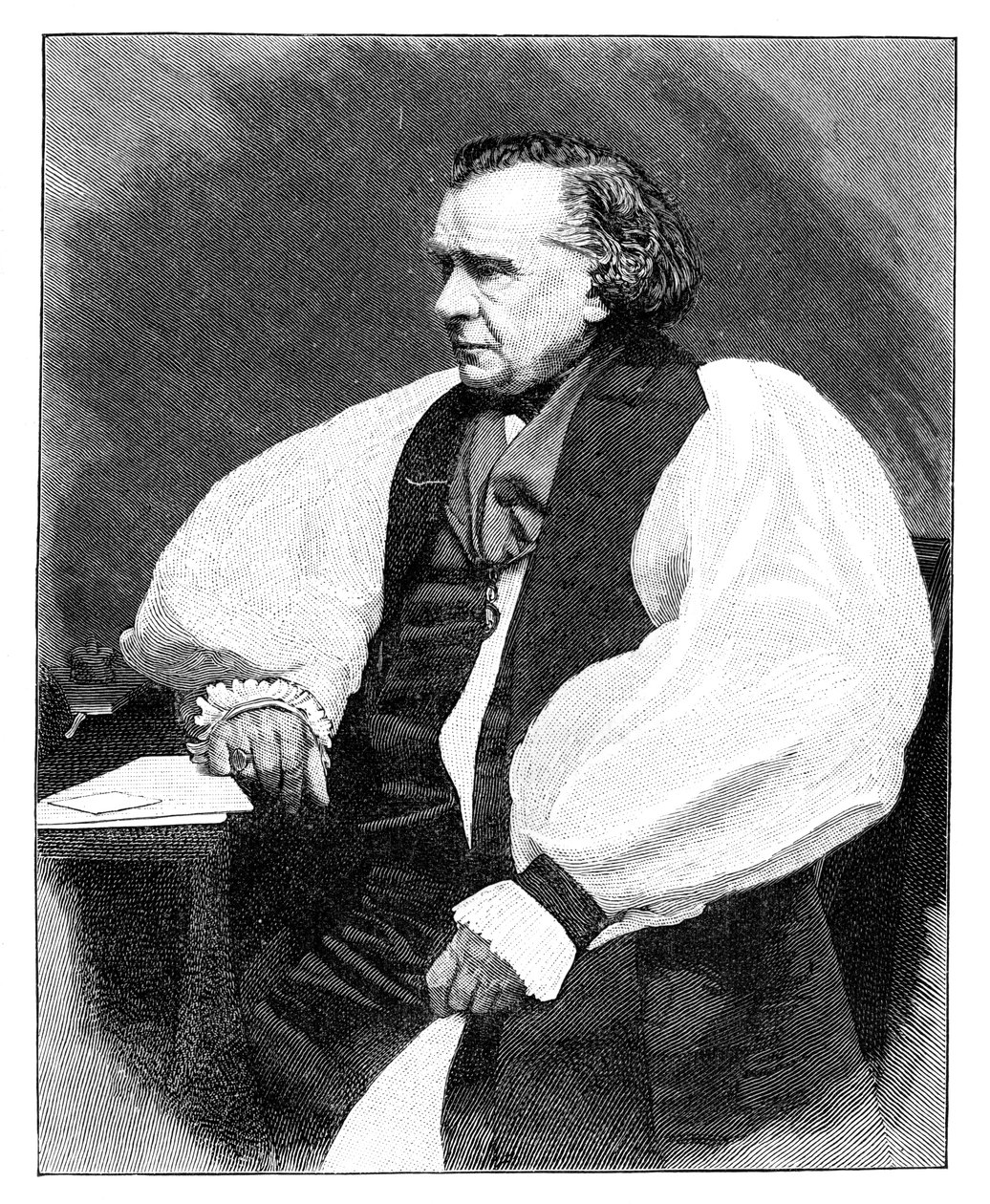 Samuel Wilberforce 1805-1873, bisschop van Winchester door Unbekannt