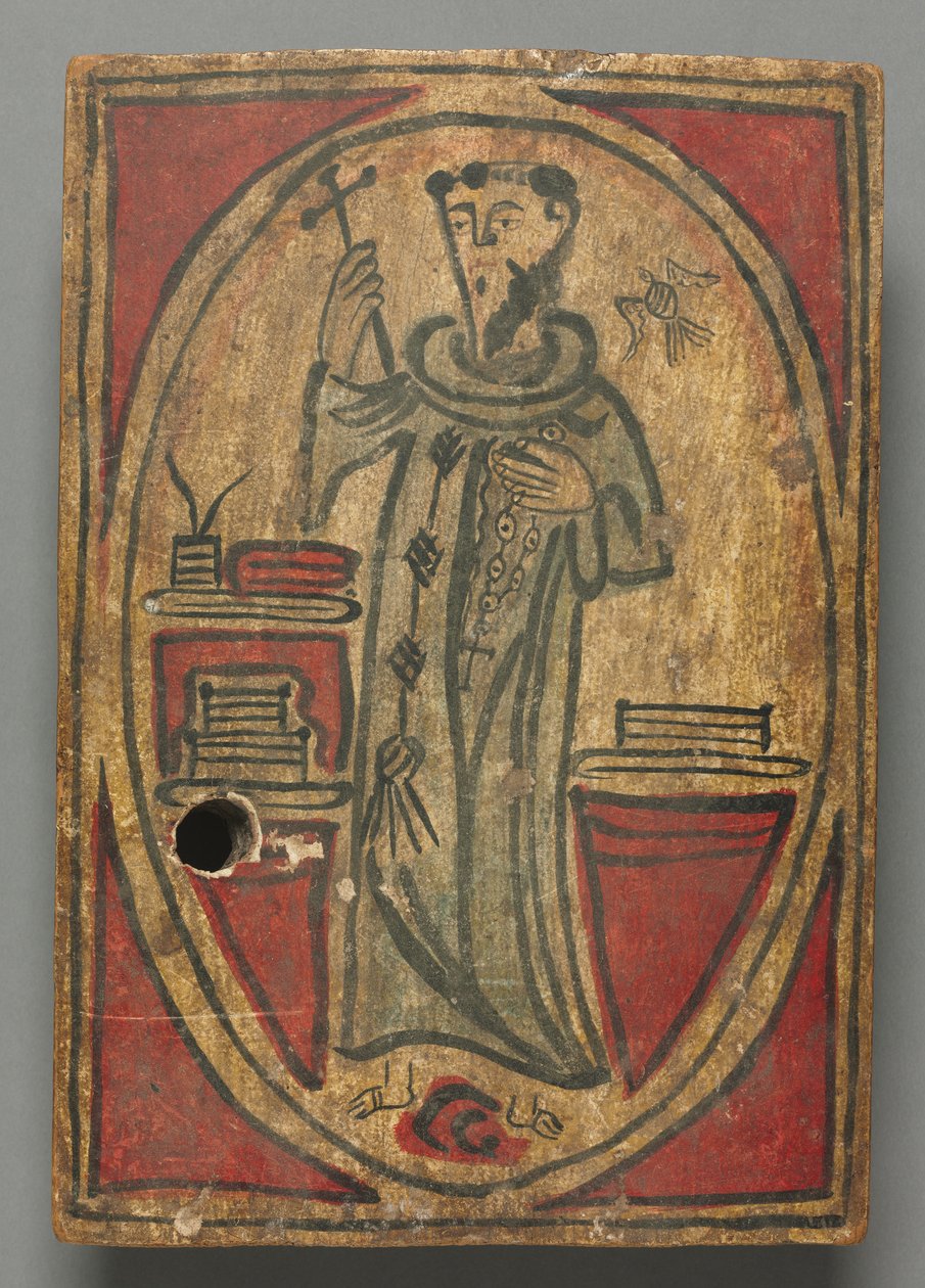 San Francisco de Assisi: santo de retablo, 1600s-1700s door Unbekannt