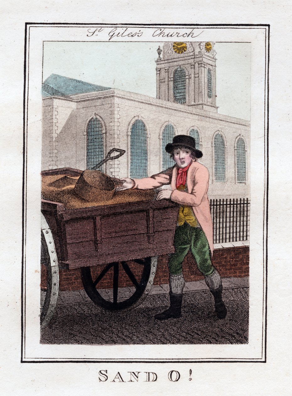 Sand O, St Gileskerk, Londen, 1805 door Unbekannt