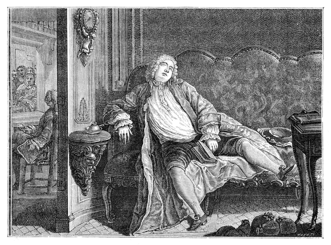 Satirische Compositie van Dumesnil, 1885 door Unbekannt