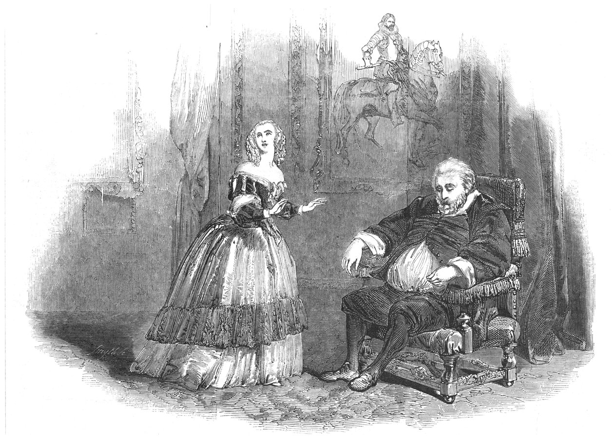 Scène uit Il Masnadieri De Brigands, 1847 door Unbekannt