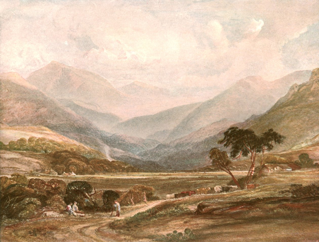 Scène in Glen Lochy, ca. 1900 door Unbekannt