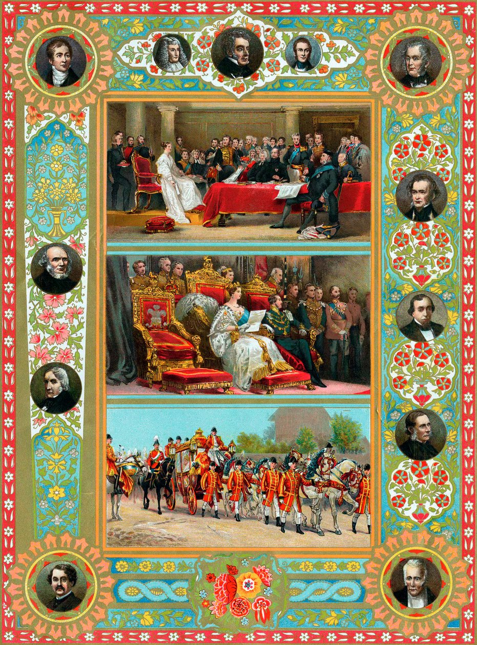 Scènes uit het Regeringstijdperk van Koningin Victoria, 1887 door Unbekannt